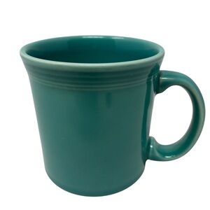HLC FIESTA JAVA MUG Turquoise C-Handle 12oz USA #Farmhouse Kitchen Decor